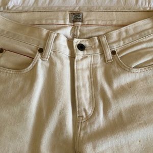 J.Crew 484 Selvedge Wheat Denim